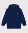 Kapuzen-Sweatshirt für Mädchen und Jungen blau MEDIEVAL