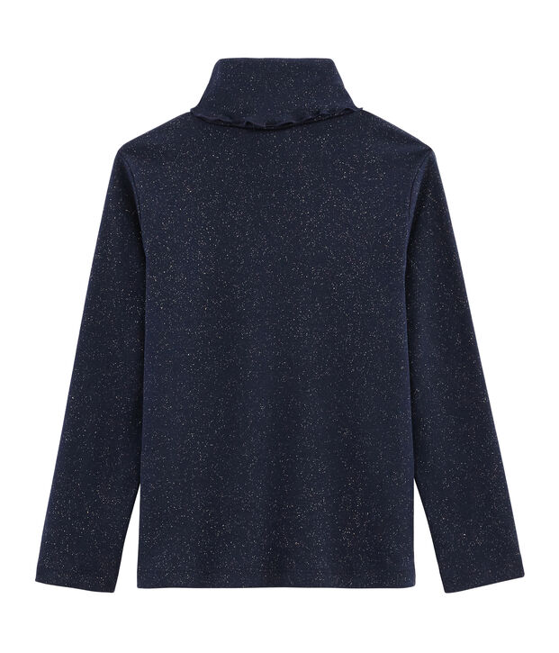 Unterziehpullover f&uuml;r M&auml;dchen blau/gelb