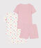 2er-Set Kinder-Kurzpyjamas aus Baumwolle variante 1