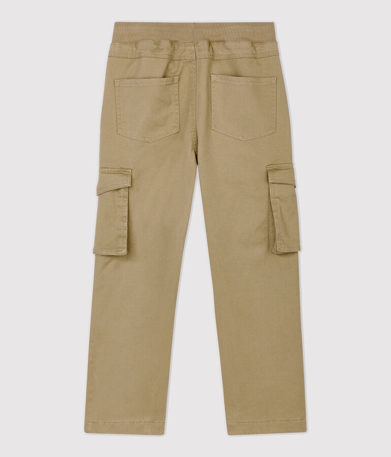 Kinder-Hose aus Gabardine in Regular Fit-Passform f&uuml;r Jungen beige