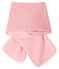 Baby-Schal, unisex mit Fleecefutter rosa CHARME/weiss MARSHMALLOW