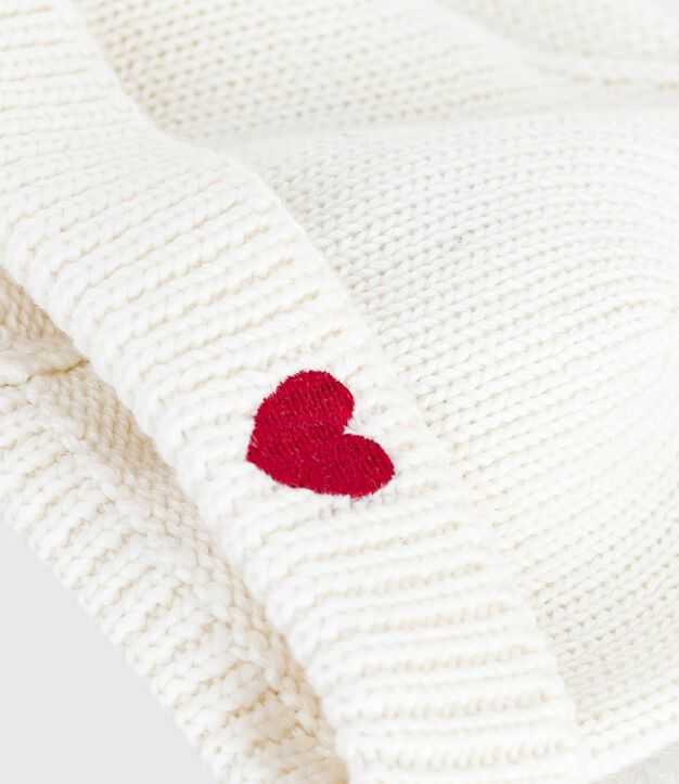 M&uuml;tzen Unisex-M&uuml;tze f&uuml;r Neugeborene aus Baumwolle weiss