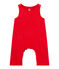 Baby-Jungen-Latzhose aus Nicki rot FROUFROU