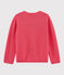 Kinderpullover aus Wolle und Baumwolle für Mädchen rosa ROSE FLASHY