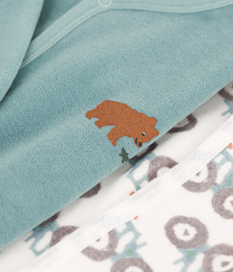 2er-Set Strampler aus Nicki vielfarbig