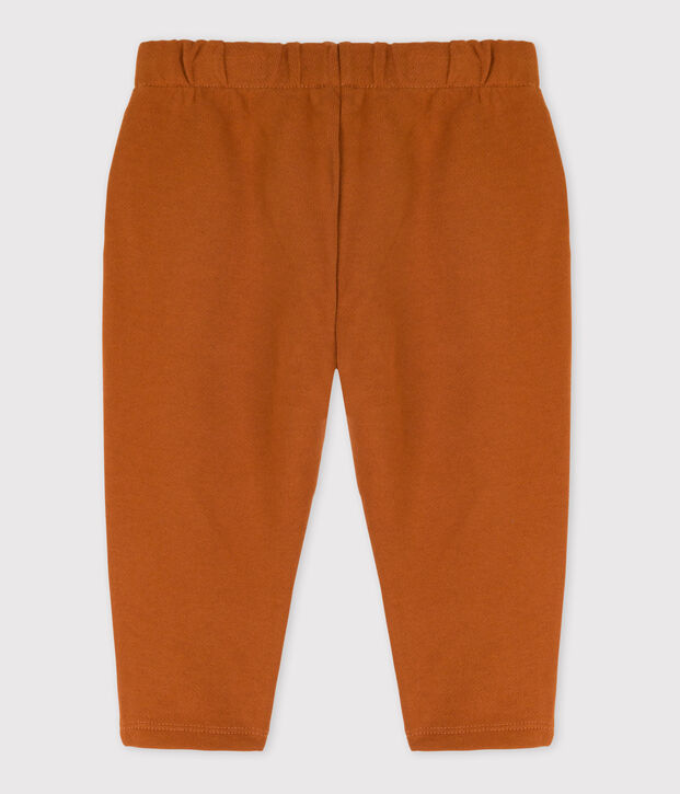 Babyhose aus Molton braun