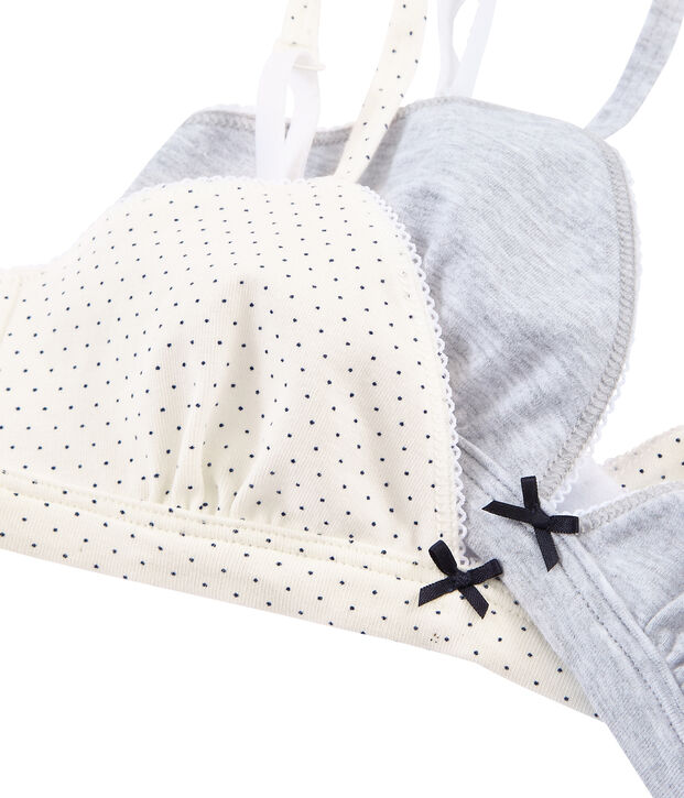 Duo M&auml;dchen-BHs vielfarbig