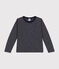 Langärmeliges Kinder-T-Shirt aus geflammten Jersey für Jungen SMOKING/ MONTELIMAR
