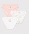 Lot de 3 culottes en coton vielfarbig