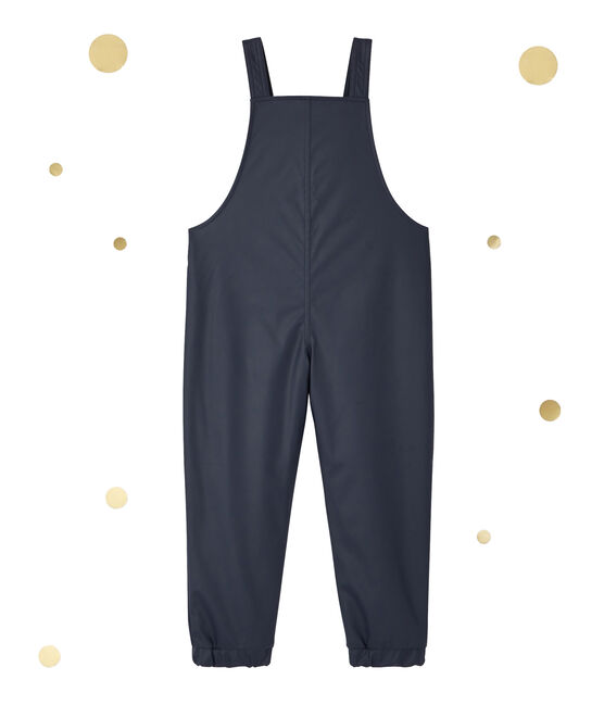Wasserabweisender Baby-Overall Petit bateau x Marie-Agnès Gillot blau SMOKING