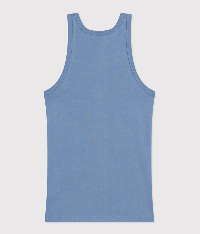 Damen-Tanktop L&rsquo;Iconique aus Baumwolle blau