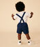 Kurzärmeliges Baby-Poloshirt aus Baumwolle weiss MARSHMALLOW
