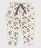 Babyhose aus Molton mit Print weiss AVALANCHE/ MULTICO