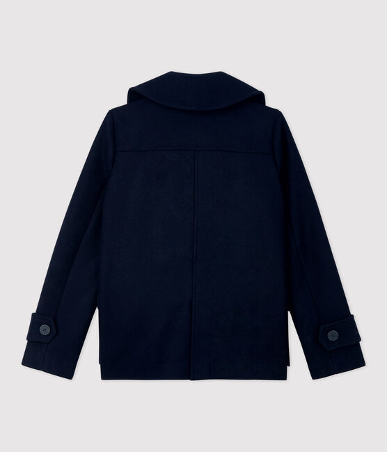 Damen-Caban aus Wolle blau SMOKING