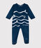 Dors bien en velours bébé blau INCOGNITO