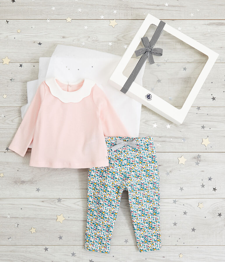 Baby-Geschenkset f&uuml;r M&auml;dchen vielfarbig