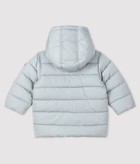 Gesteppter Baby-Anorak für Jungen grau GRIS CLAIR