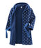 Morgenmantel aus Fleece für Kinder blau MEDIEVAL/weiss MARSHMALLOW