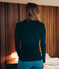 damen unterziehpullover aus leichter baumwolle schwarz NOIR