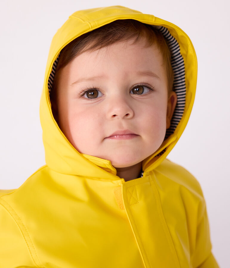 Klassische Baby-Regenjacke gelb