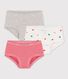 3er-Set Unterhosen für kleine Mädchen