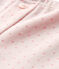 Mädchen-Leggings aus Wolle/Baumwolle rosa VIENNE/rosa GRETEL