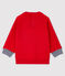 Gemustertes Baby-Sweatshirt für Jungen rot TERKUIT