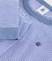Eng anliegender Kinder-Pyjama aus Baumwolle mit Streifen blau/weiss