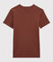 Klassisches Damen-T-Shirt aus Baumwolle mit Rundhalsausschnitt orange MADRAS