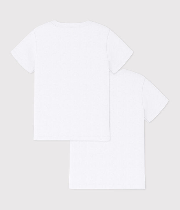 2er-Set kurz&auml;rmelige wei&szlig;e T-Shirts f&uuml;r Jungen vielfarbig
