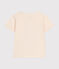 Kurzärmeliges Kinder-T-Shirt aus feinem Jersey für Jungen naturfarben AVALANCHE