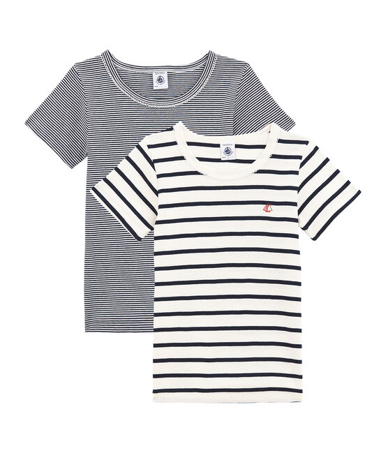 Duo aus kurzärmeligen T-Shirts für Mädchen variante 1