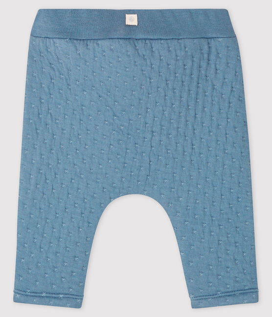 Baby-Unterhose aus gestepptem Doppeljersey grau TEMPETE