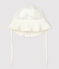 Baby-Hut aus Bio-Baumwolle weiss