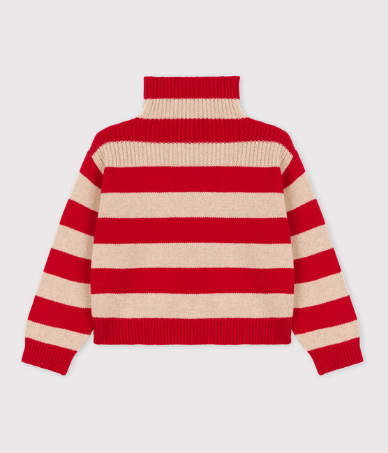Gestreifter Kinderpullover aus Wolle und Baumwolle für Jungen TRENCH/ STOP