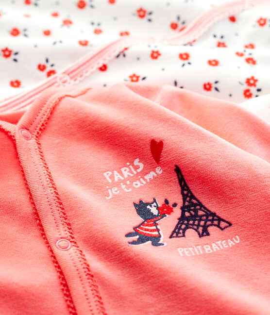2er-Set Baby-Strampler aus Velours variante 1