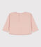 Langärmeliges Baby-T-Shirt aus Doppeljersey rosa SALINE
