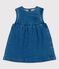Babykleid aus umweltverträglichem Denim blau BLEU DELAVE