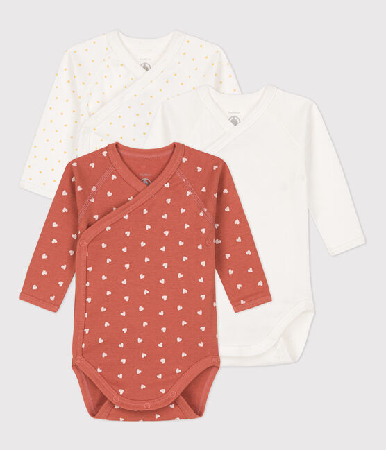 3er-Set langärmelige Baby-Bodys aus Baumwolle variante 1
