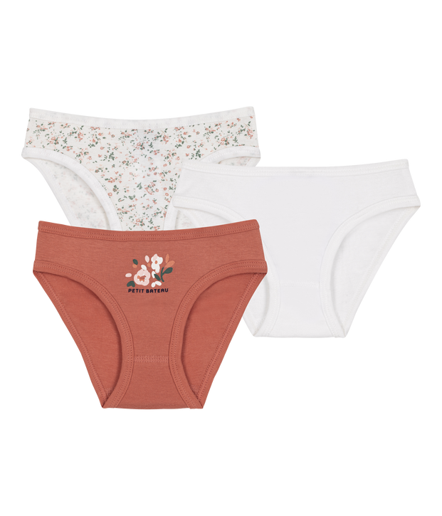 Lot de 3 culottes en coton vielfarbig