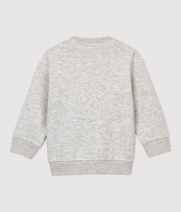 Baby-Sweatshirt aus Molton. BELUGA CHINE