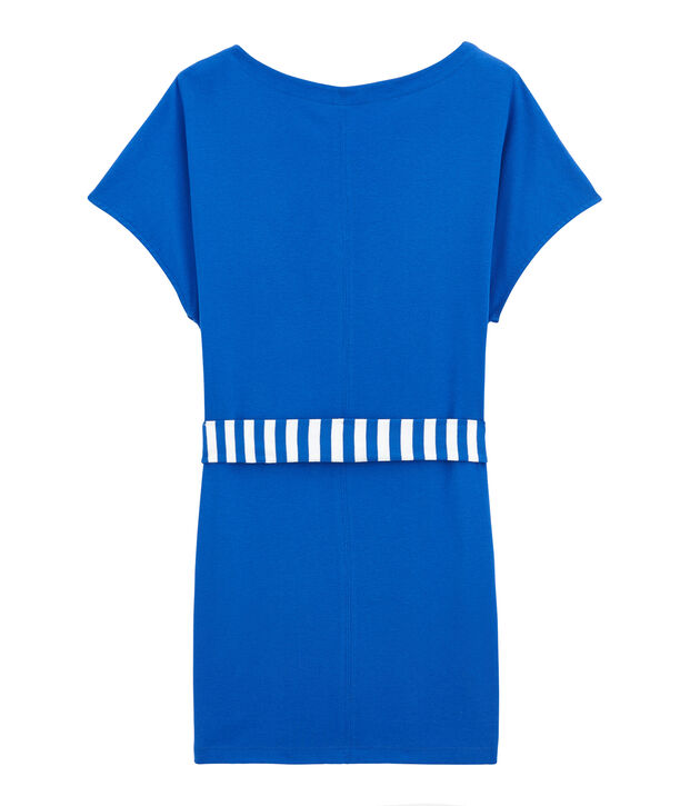 Damen-strandkleid blau
