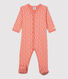 Baby-Strampler aus Bio-Baumwolle mit floralem Muster