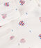 Kurzärmeliges Babykleid und Bloomer aus Baumwolle mit Herzmotiv weiss AVALANCHE/ MULTICO