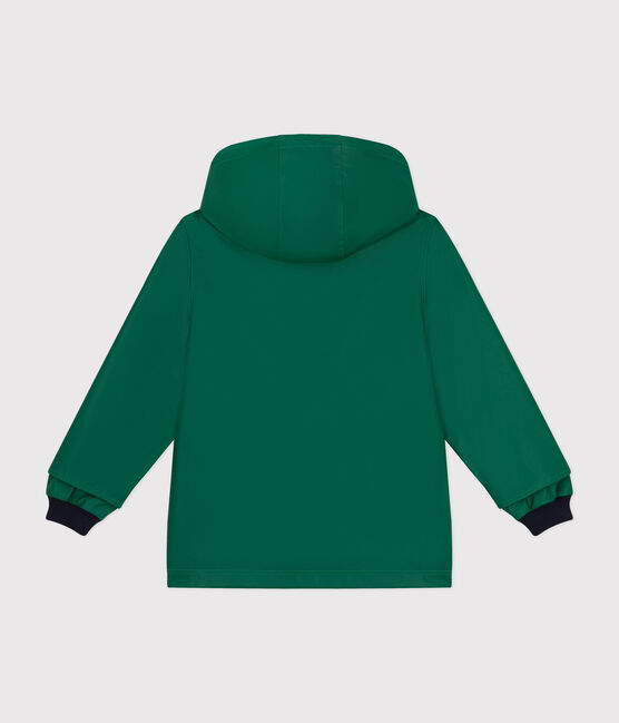 Klassische Kinder-Regenjacke für Mädchen und Jungen grün JARDIN