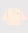 Langärmeliges Baby-T-Shirt aus Jersey naturfarben AVALANCHE