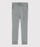 Kinderhose aus Molton für Jungen grau SUBWAY CHINE