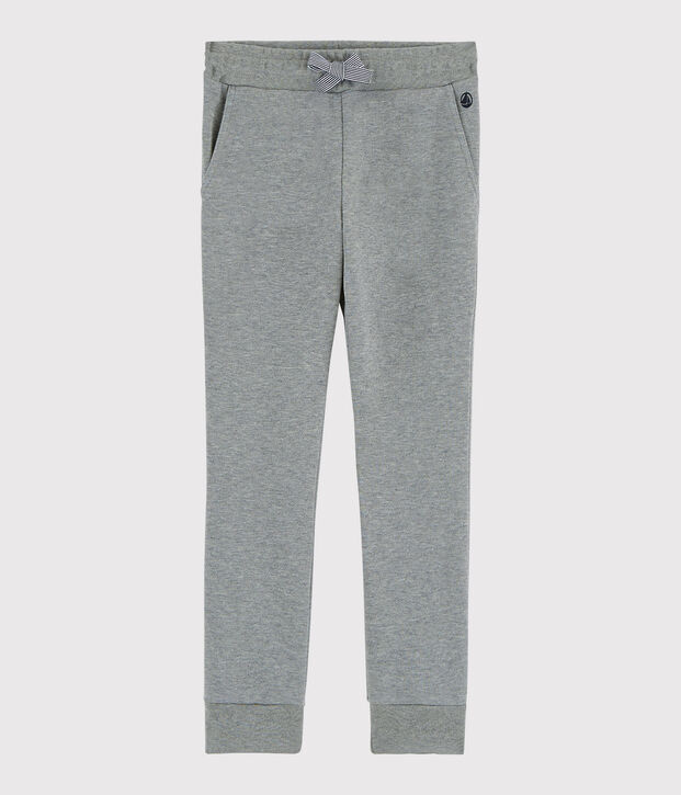 Kinderhose aus Molton f&uuml;r Jungen grau