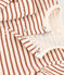 Baby-Set aus Baumwoll-Doppeljersey mit Streifenmuster weiss AVALANCHE/ CINA:AVALANCHE
