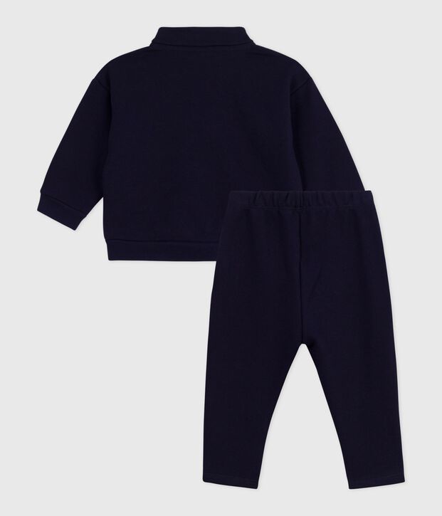 Baby-Set Sweatshirt und Hose aus einfarbiger Baumwolle SOIR